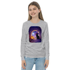 Wizard Kitten on All Hallows Eve - Youth Long Sleeve