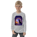 Wizard Kitten on All Hallows Eve - Youth Long Sleeve