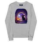 Wizard Kitten on All Hallows Eve - Youth Long Sleeve