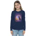 Wizard Kitten on All Hallows Eve - Youth Long Sleeve