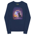 Wizard Kitten on All Hallows Eve - Youth Long Sleeve