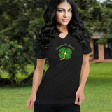 LUSCIOUS & LUCKY Short Sleeve V-Neck for Women