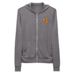 AMERICAN LUCK Zipper Hoodie - Lightweight Unisex