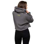 FLOWER OF WEALTH Crop Hoodie for Women