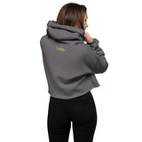 FLOWER OF WEALTH Crop Hoodie for Women